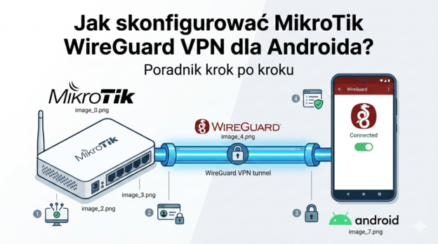 MikroTik WireGuard VPN – Szybka konfiguracja połączenia z systemem Android